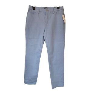 Talbots Slim Ankle Jean High Rise Women 4P Light Blue NWT $99